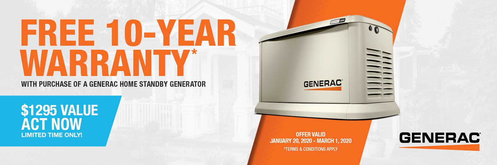 Homestandby Generator Deal | Warranty Offer | Generac Dealer | Sioux Lookout, ON
